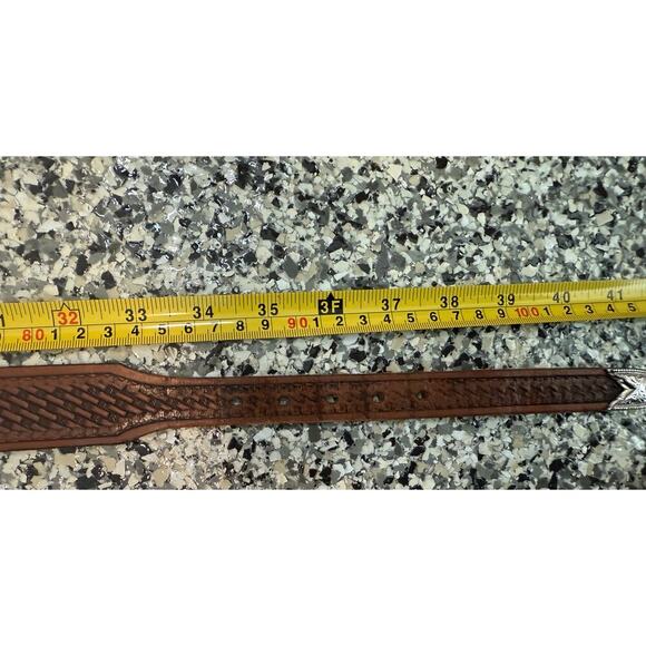 Vintage Brighton Leather Belt Hearts Leather 36‎ - Picture 4 of 4